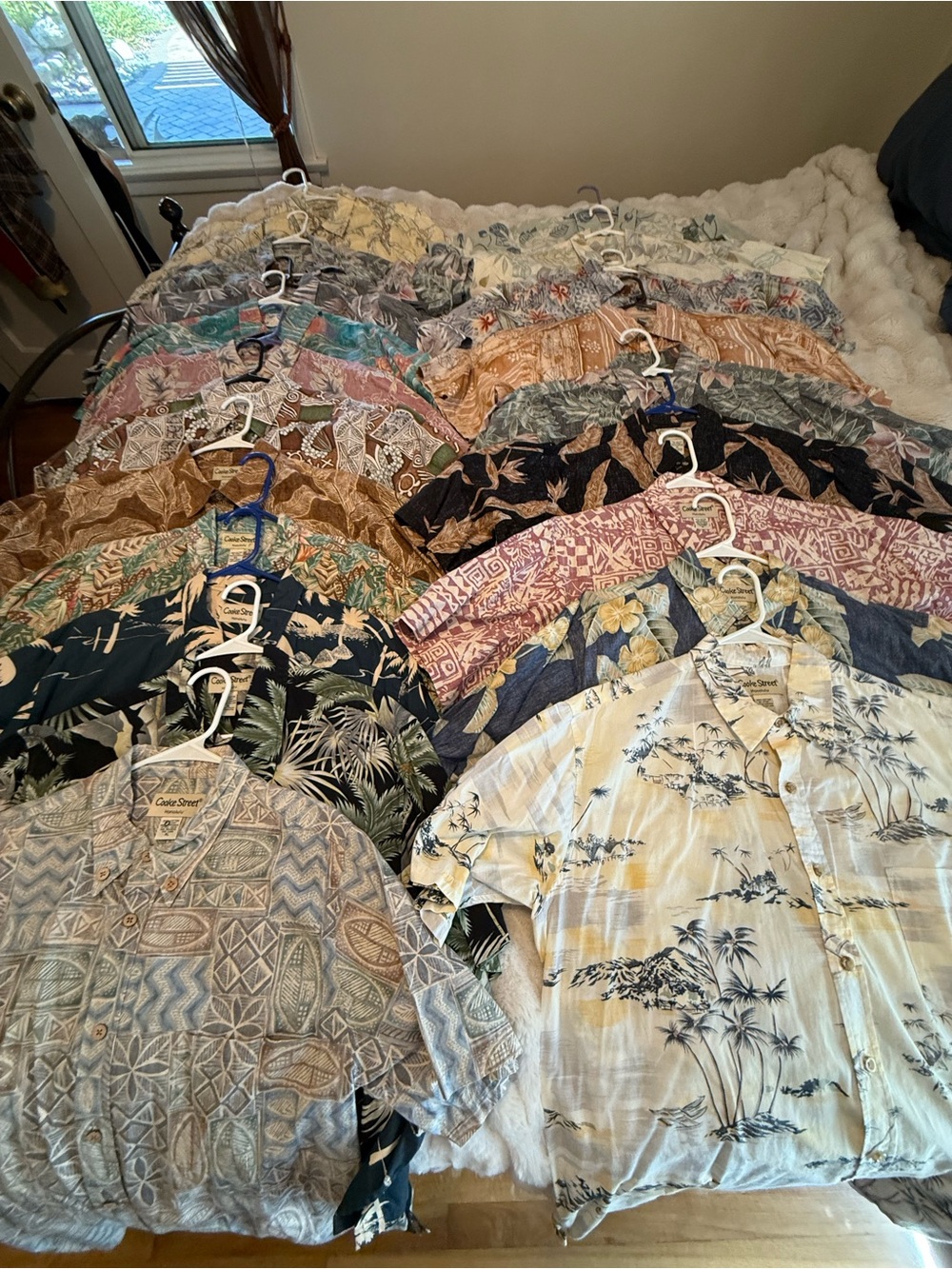 20 Classic Men’s Casual Hawaiian Camp Shirt - Multi Color Blend